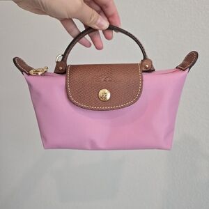 NWOT Longchamp Le Pliage Mini Pouch